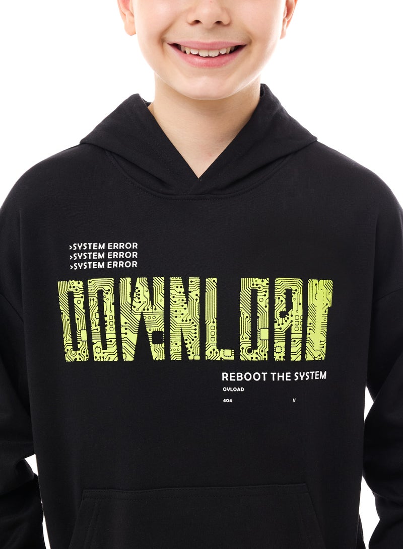Boys' Hoodie  (8-14yrs) Black