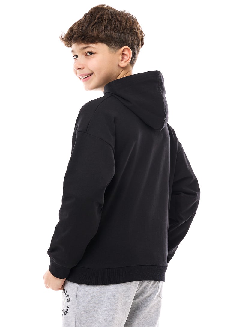 Boys' Hoodie  (8-14yrs) Black