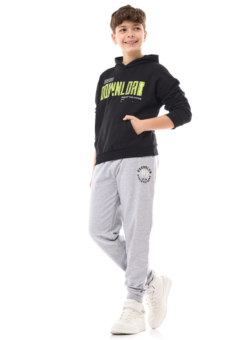 Boys' Hoodie  (8-14yrs) Black
