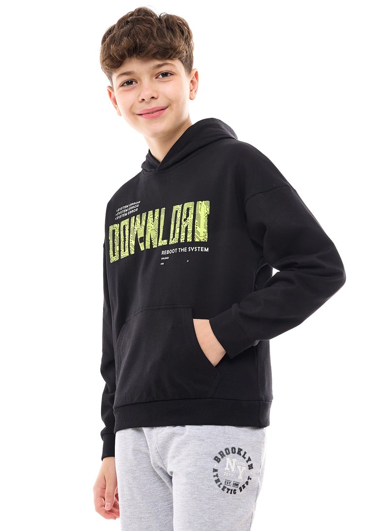 Boys' Hoodie  (8-14yrs) Black