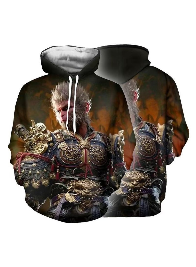 Black Mythology Hoodie Hoodie Loose Top