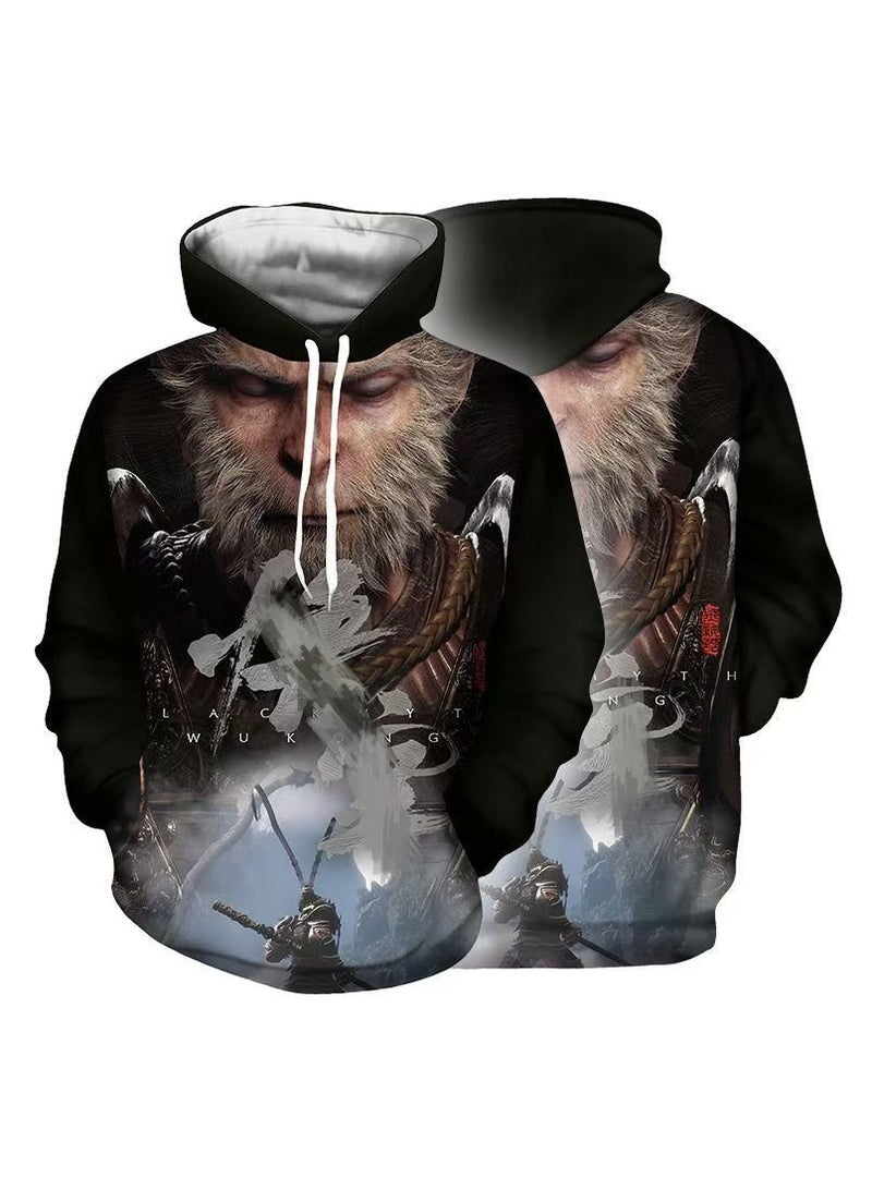 Black Mythology Hoodie Hoodie Loose Top