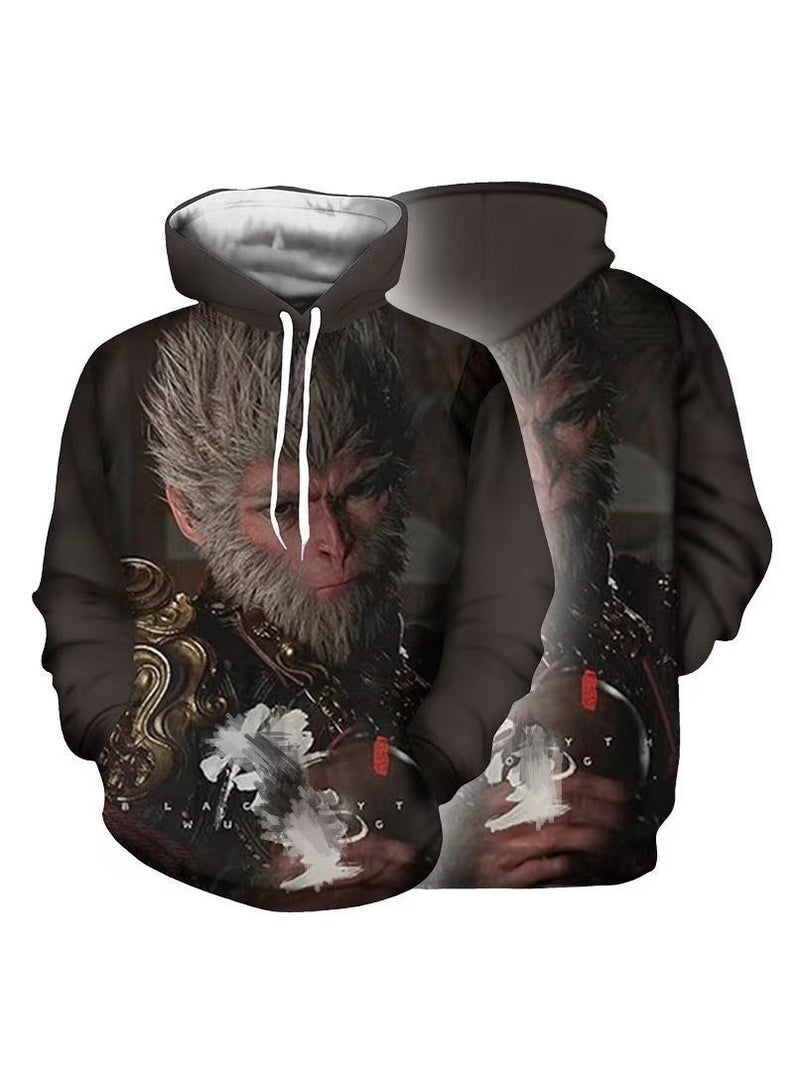 Black Mythology Hoodie Hoodie Loose Top