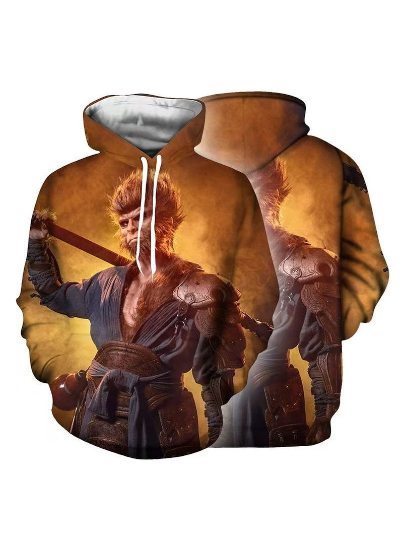 Black Mythology Hoodie Hoodie Loose Top