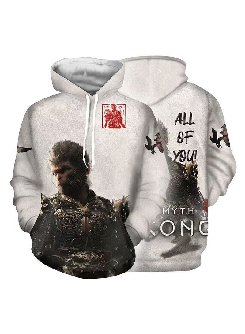 Black Mythology Hoodie Hoodie Loose Top