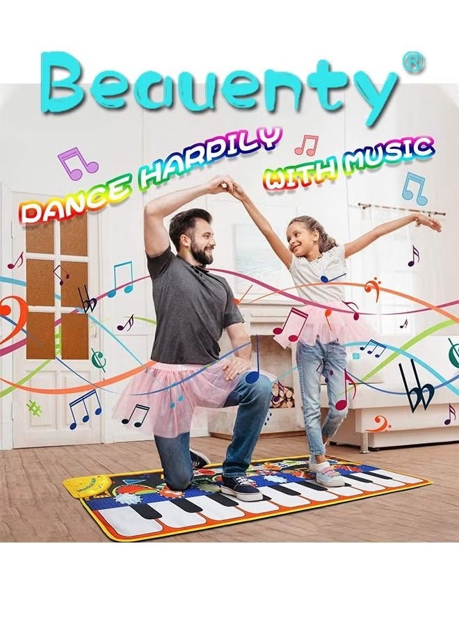 Piano Musical Dance Blanket Mat for Kids