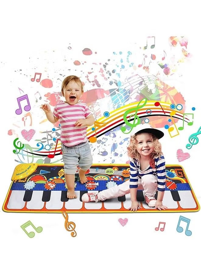 Piano Musical Dance Blanket Mat for Kids