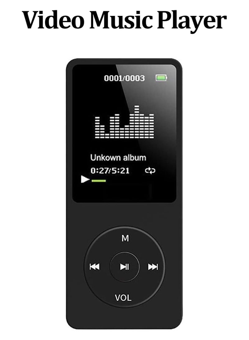 Portable MP3 Music Player H310-B – Black