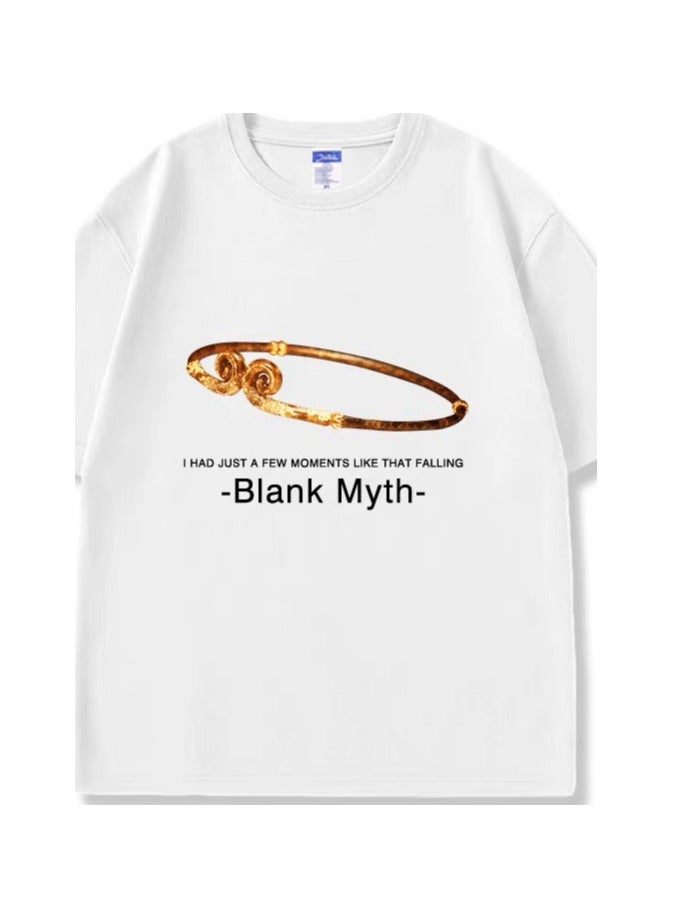 Black Mythical Printed Loose T-shirt