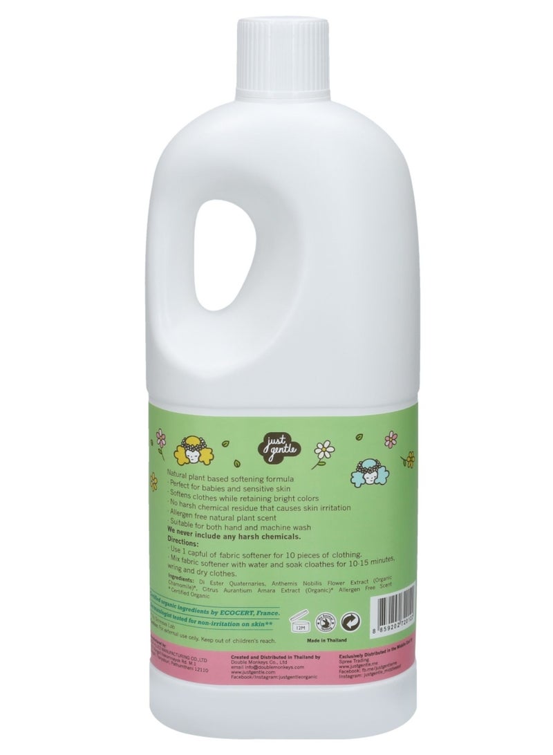 Plant-Based Natural Fabric Softener - Eco-Friendly, Hypoallergenic, Gentle on Sensitive Skin, 750ml