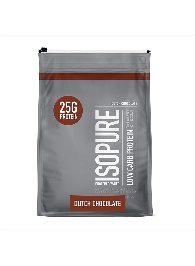 Protein Powder, Low Carb Whey Isolate, Gluten Free, Lactose Free, 25g Protein, Keto Friendly, Dutch Chocolate, 103 Servings, 7.5 Pound (Packaging May Vary)