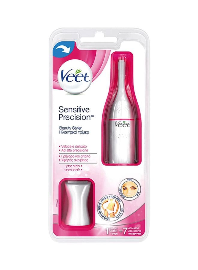 Sensitive Touch Beauty Trimmer White/Pink