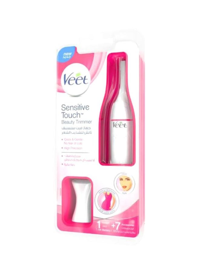 Sensitive Touch Beauty Trimmer White/Pink