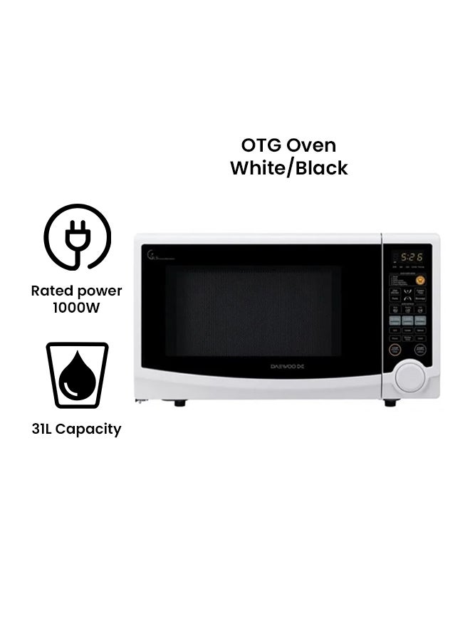 Microwave Oven With Grill 31.0 L 1000.0 W KQG-1N1A White/Black