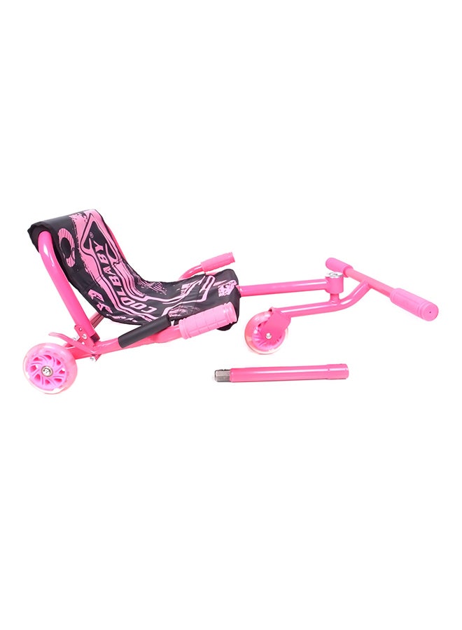 3-Wheel  Ride On Toy In Black/Pink With Comfortable Seat For Kids