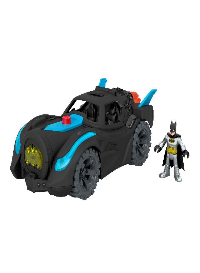 Imaginext DC Super Friends Batman Toys, Lights & Sounds Batmobile with Batman Figure for Preschool Pretend Play Ages 3-8 Years [Amazon Exclusive]