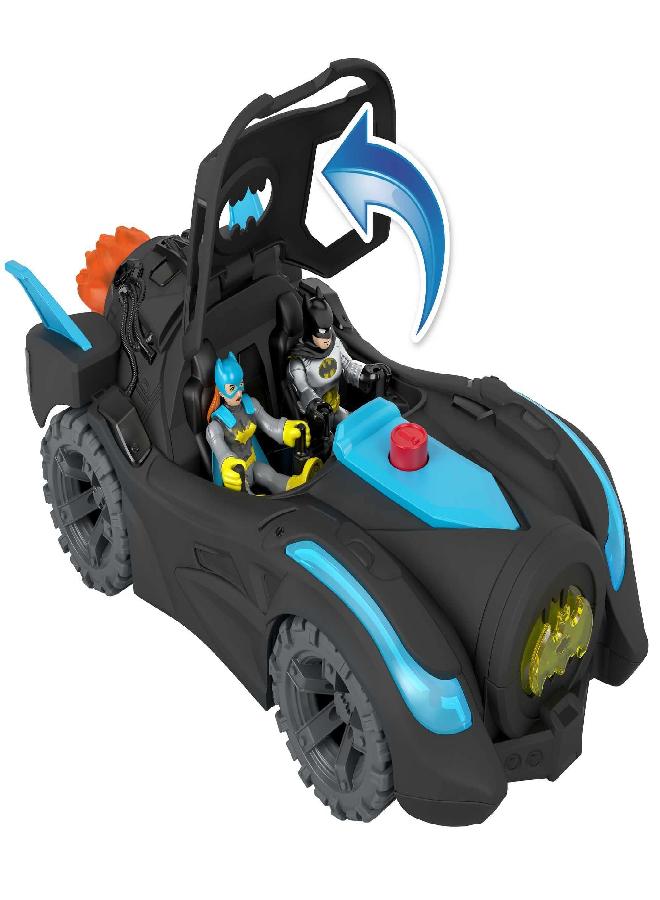 Imaginext DC Super Friends Batman Toys, Lights & Sounds Batmobile with Batman Figure for Preschool Pretend Play Ages 3-8 Years [Amazon Exclusive]