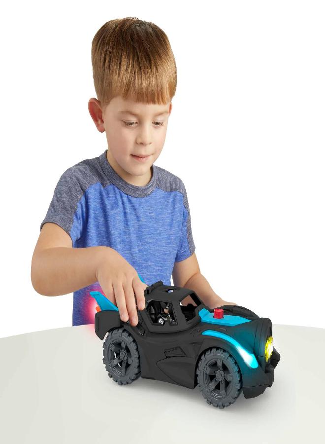 Imaginext DC Super Friends Batman Toys, Lights & Sounds Batmobile with Batman Figure for Preschool Pretend Play Ages 3-8 Years [Amazon Exclusive]