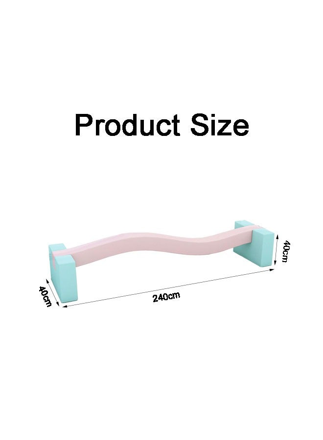 S Shape Soft Play Balance Beam For Kids