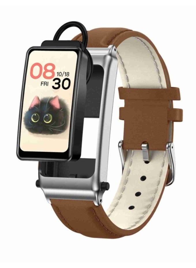 K80 Smartwatch with 1.57-inch Display, Integrated Blood Sugar Monitoring, TWS Headset, Body Temperature Tracking, Bluetooth Calls, NFC Access Control, and Comprehensive Health Monitoring