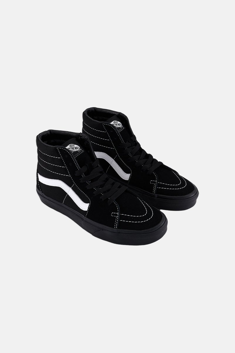 Kids Boy Sk8 Hi Lace Up Shoes, Black