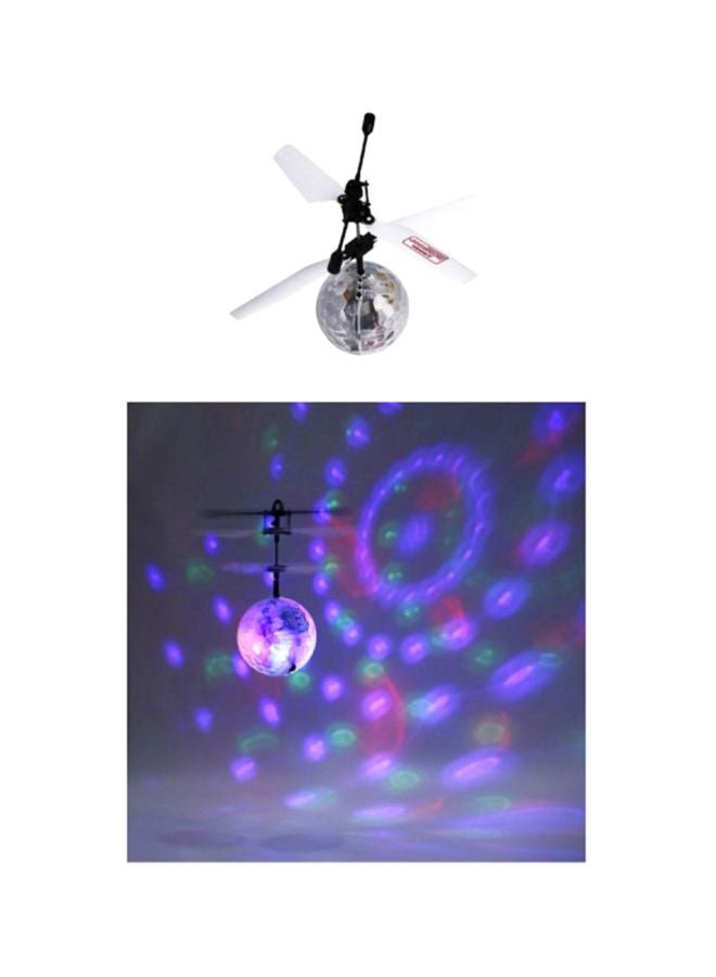 Led Light Remote Control Helicopter Prolonged Hours Of Playtime Purple/ Black 6+ Years 10x15x10cm