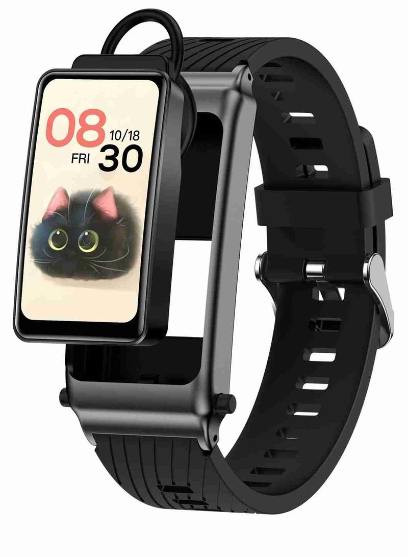 K80 Smartwatch with 1.57-inch Display, Integrated Blood Sugar Monitoring, TWS Headset, Body Temperature Tracking, Bluetooth Calls, NFC Access Control, and Comprehensive Health Monitoring