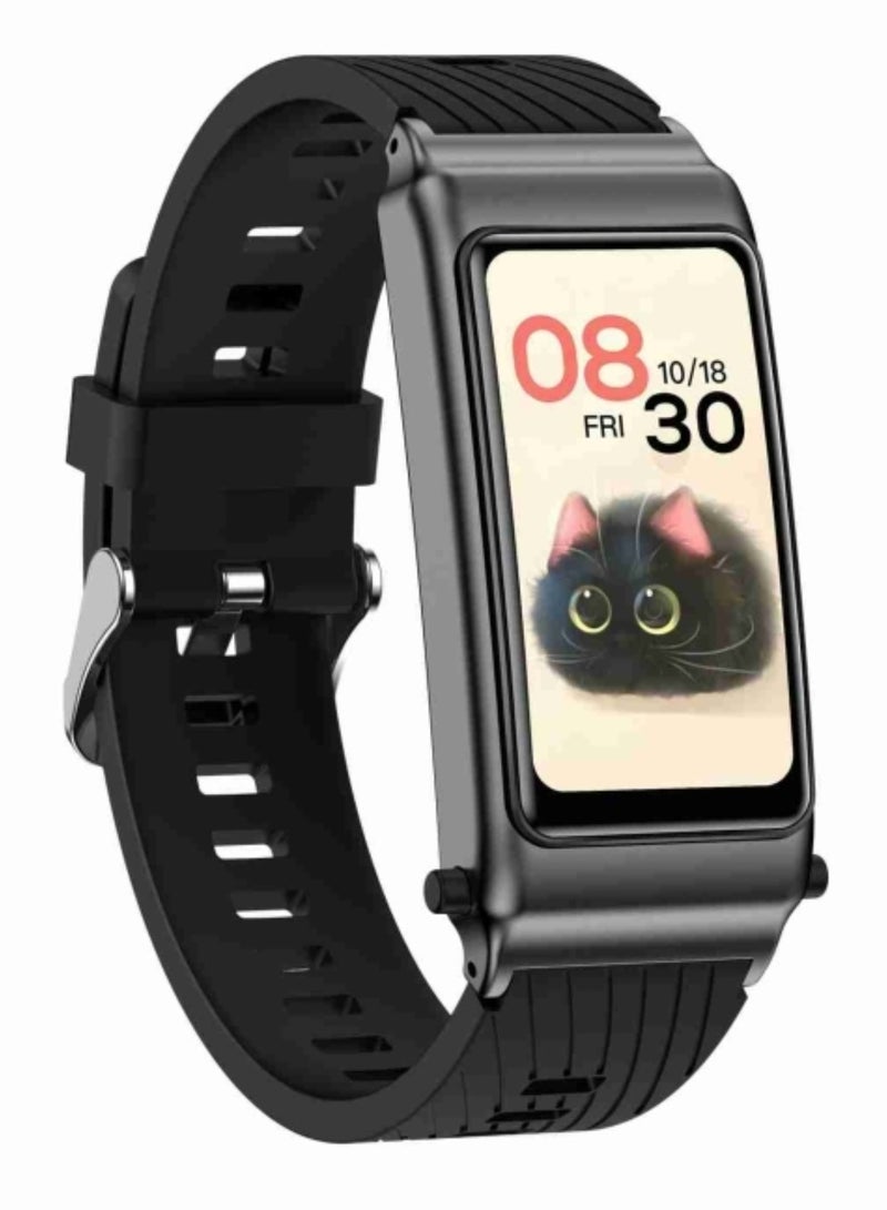 K80 Smartwatch with 1.57-inch Display, Integrated Blood Sugar Monitoring, TWS Headset, Body Temperature Tracking, Bluetooth Calls, NFC Access Control, and Comprehensive Health Monitoring