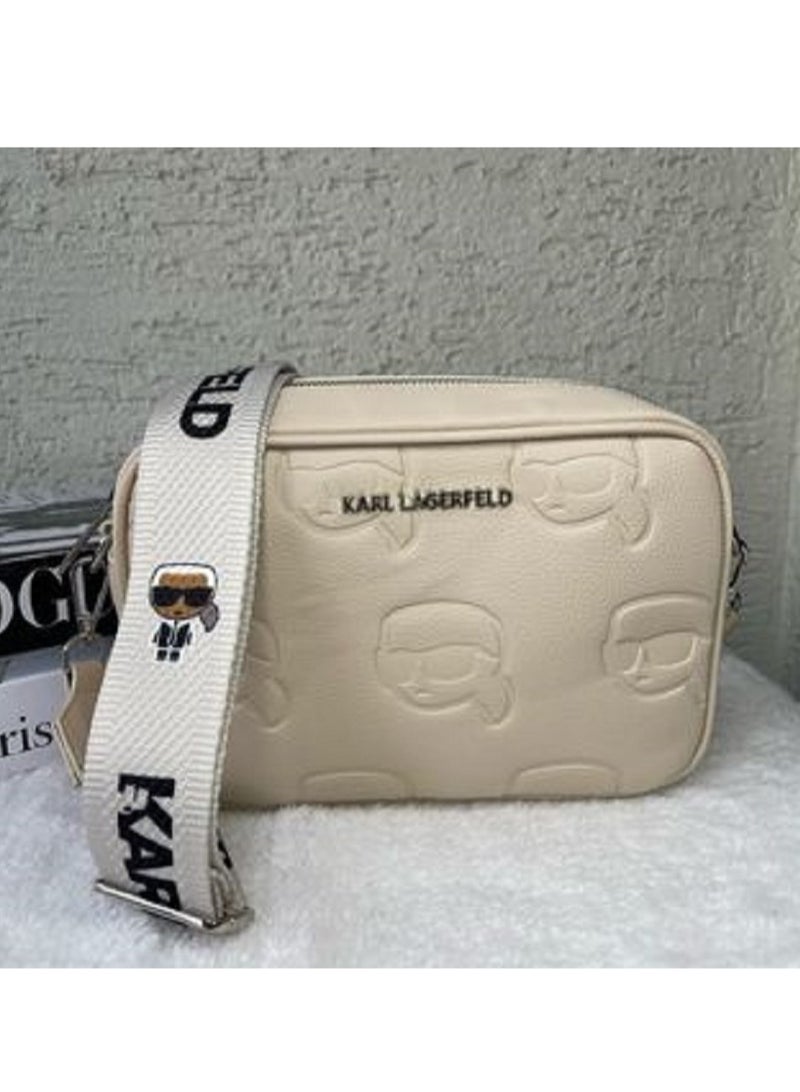 Karl Lagerfeld Grainy Leather Camera Bag