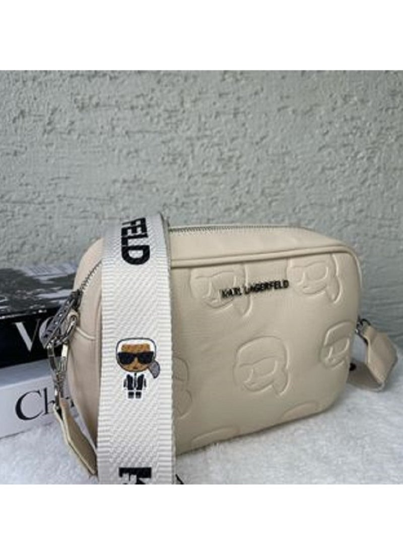 Karl Lagerfeld Grainy Leather Camera Bag