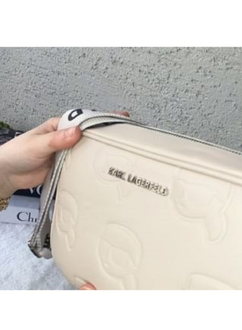 Karl Lagerfeld Grainy Leather Camera Bag