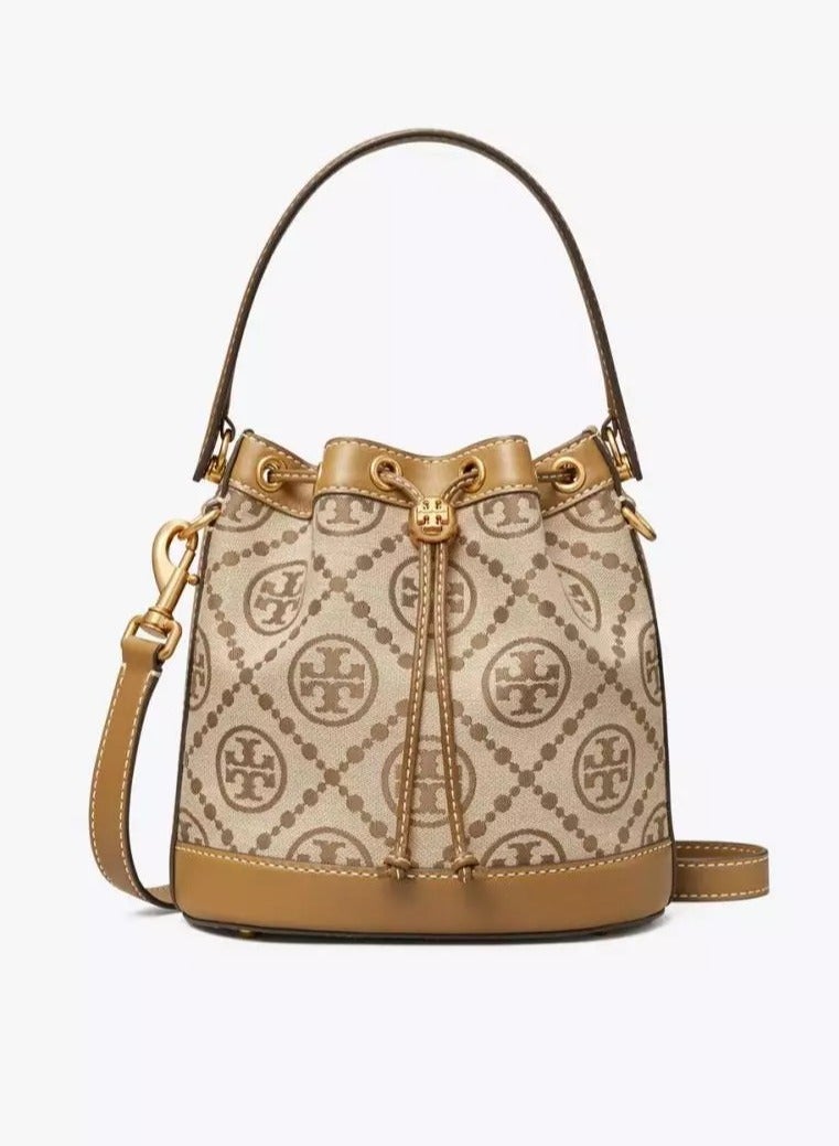 Tory Burch Large T Monogram Jacquard Bucket Bag