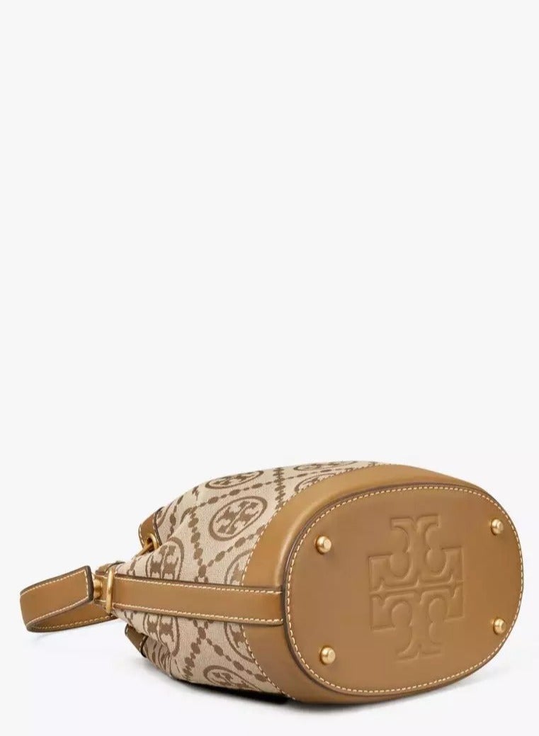 Tory Burch Large T Monogram Jacquard Bucket Bag