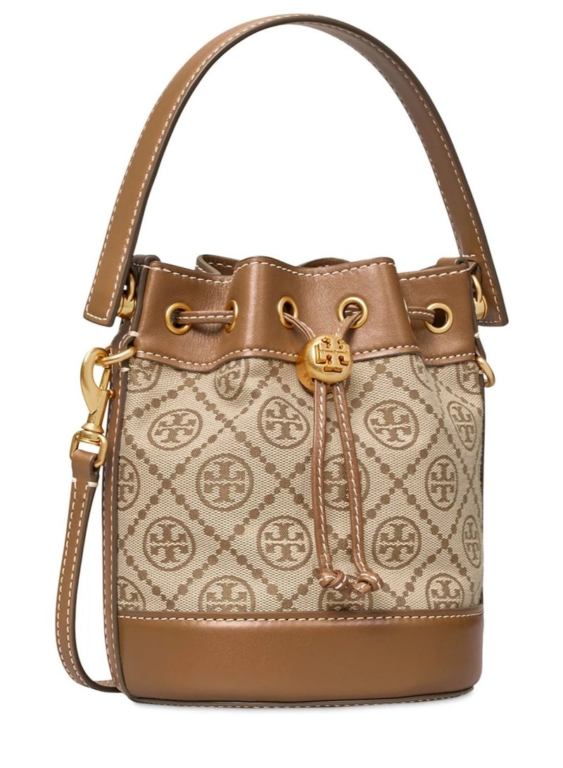 Tory Burch Large T Monogram Jacquard Bucket Bag