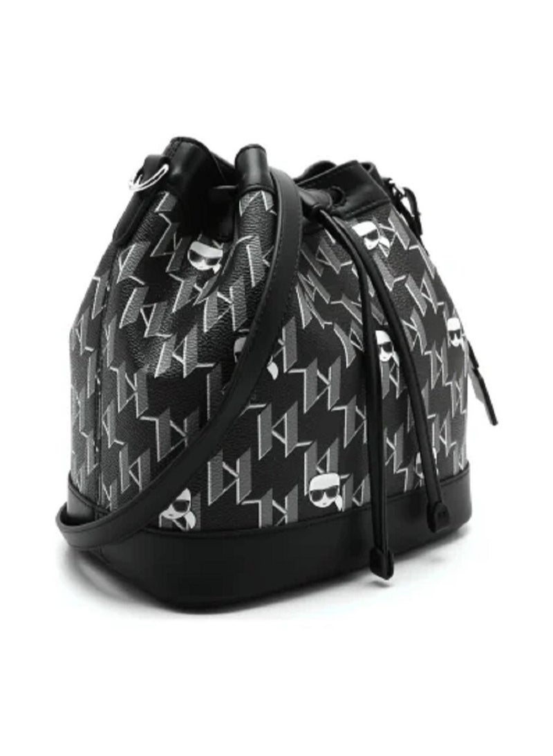 Karl Lagerfeld Paris Monogram Bucket Bag