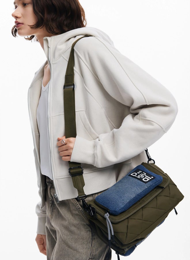 Two-Tone Crossbody Bag