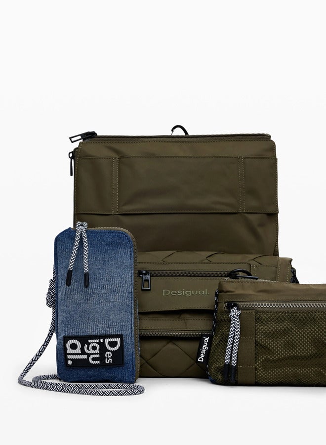 Two-Tone Crossbody Bag