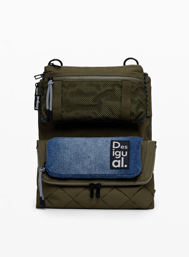 Two-Tone Crossbody Bag