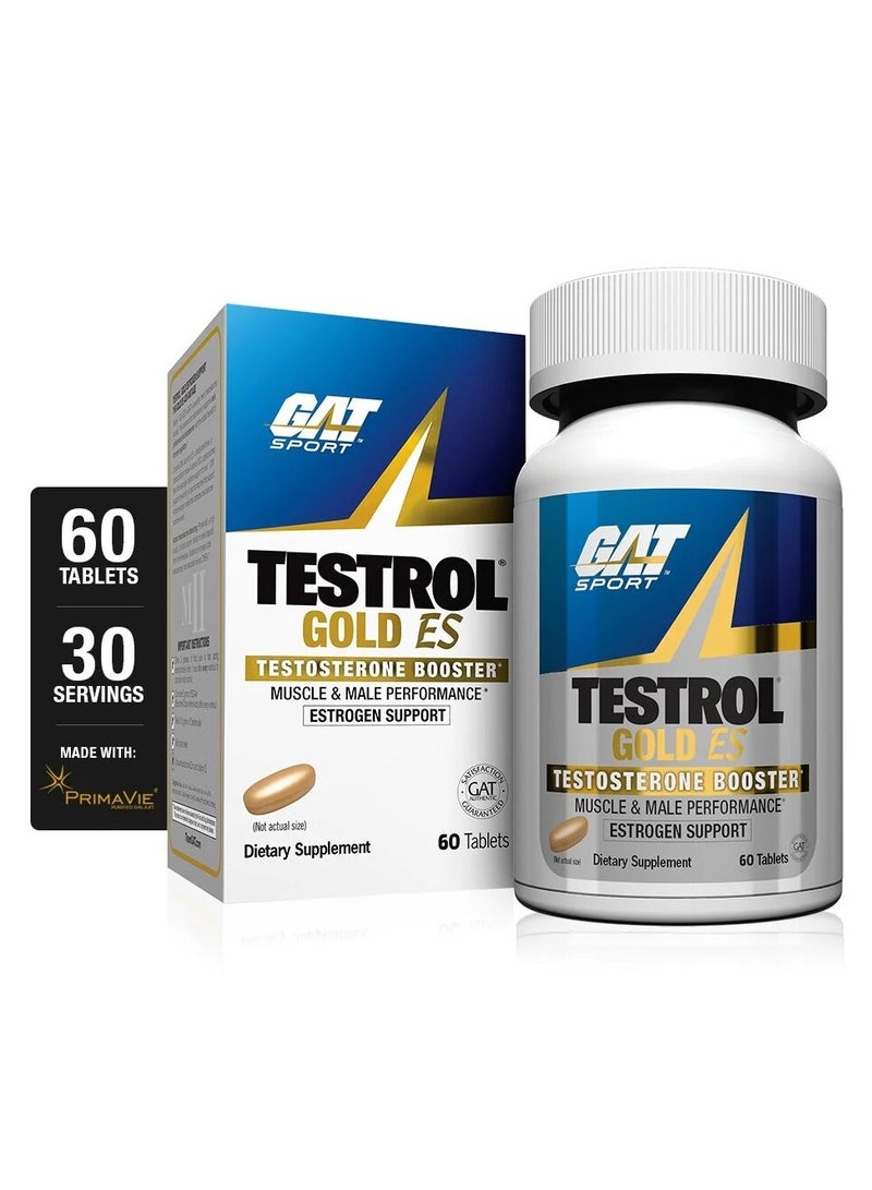 Gat Sport, Testrol Gold ES, 60 Tabs, 30 Servings