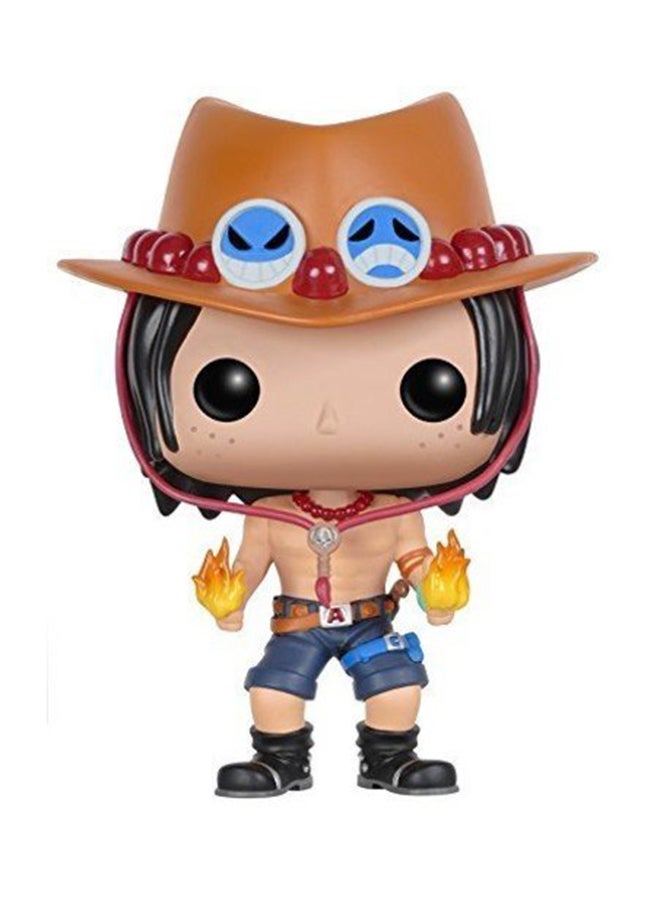 POP! Animation One Piece - Portgas. D. Ace Bobblehead Collectible Toy 2.5x2.5x3.75cm