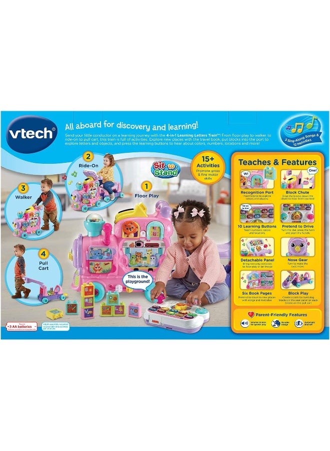 VTech 4-in-1 Letter Learning Train, Pink