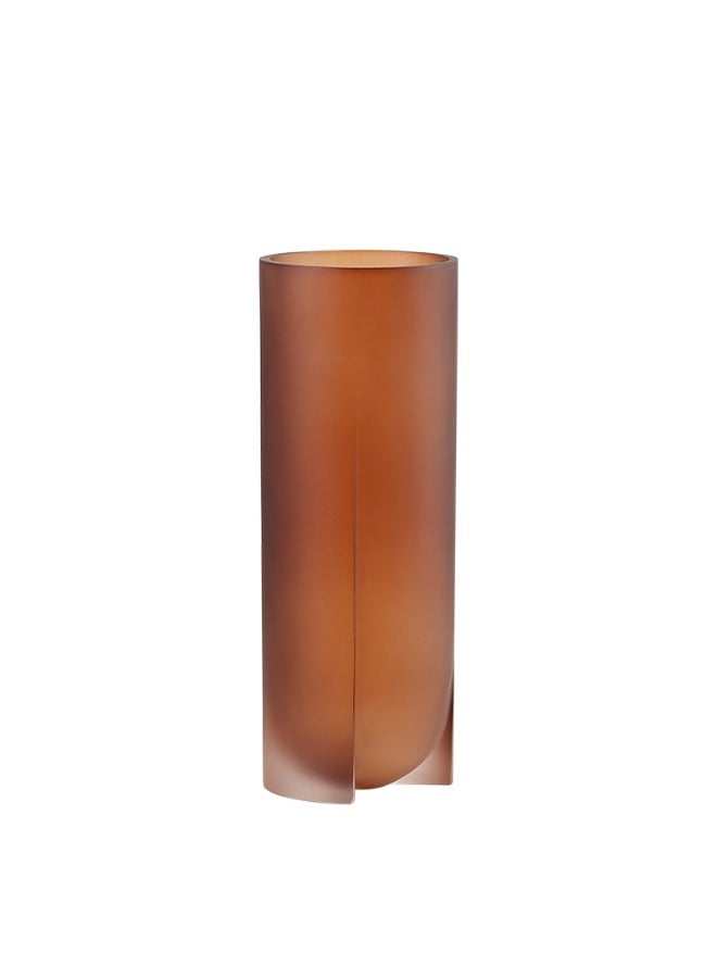 Ethereal Orange Resin Vase