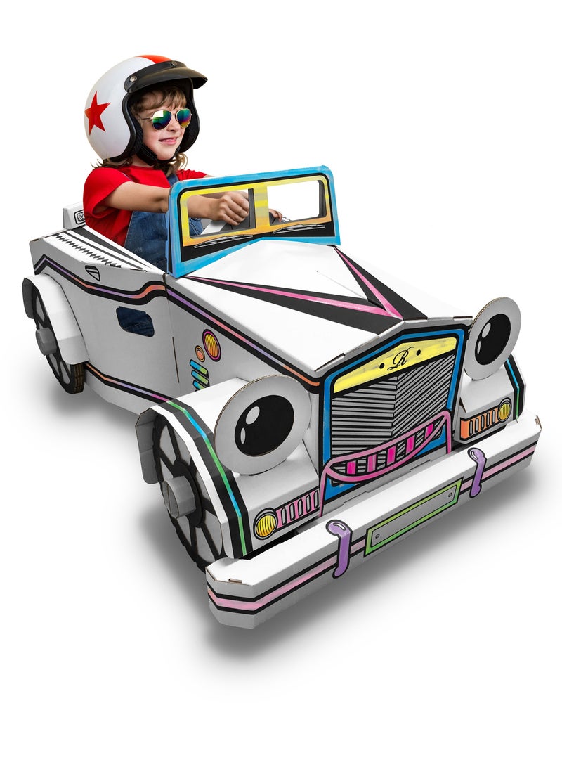 Car Diesel 3D Coloring Cardboard Game