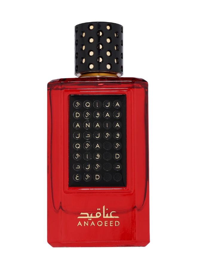 Anaqeed Red - Eau De Parfum - Perfume For Women, 100Ml