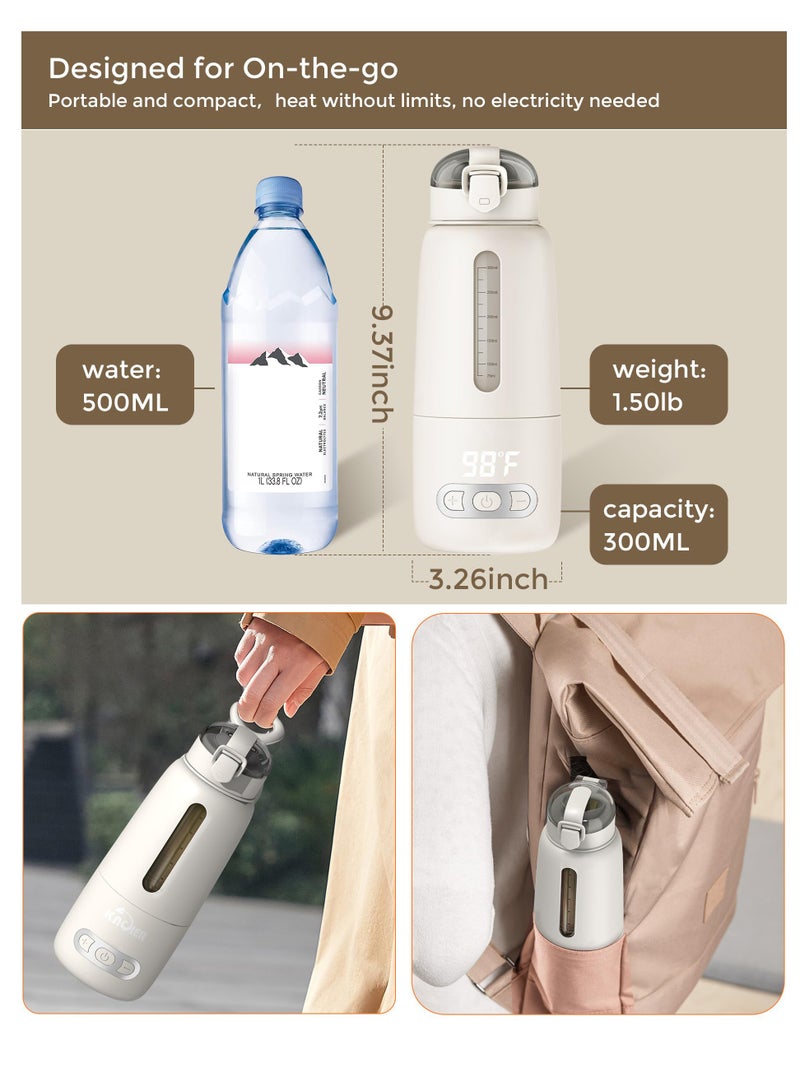 Smart Portable Baby Bottle Warmer with Precise Temperature Control for Travel and Outdoor Use