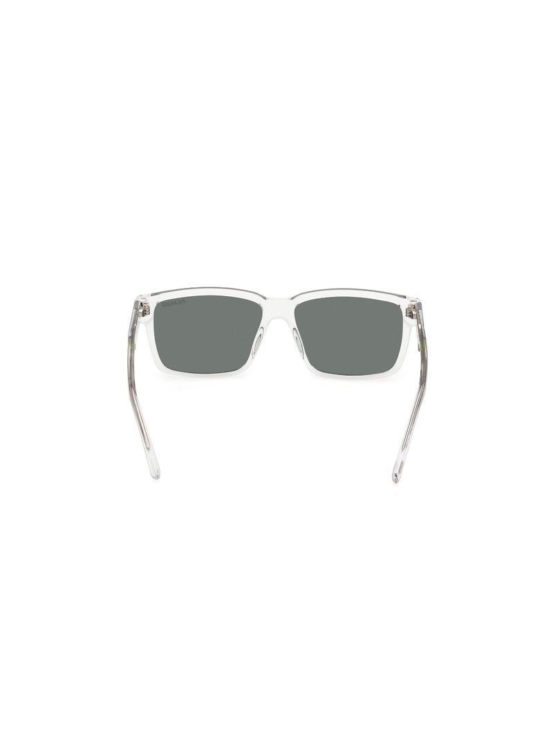 Boys Rectangular Shape  Sunglasses SE0002526R55 Lens Size: 55 Millimeter - Crystal