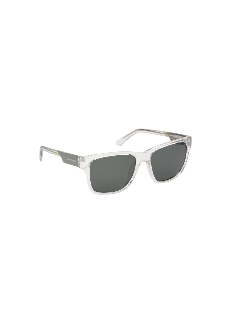 Boys Square Shape  Sunglasses SE0002626R54 Lens Size: 54 Millimeter - Crystal