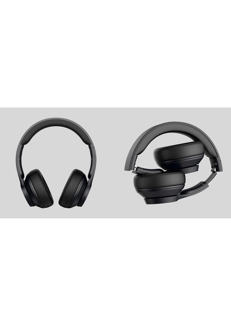 Mission 100 Bluetooth Headphones, Over Ear Headphones with Immersive Bass, Crystal Clear Call, 40H Playtime, Bluetooth 5.4, Comfortable Fit Wireless Headset for Travel Work