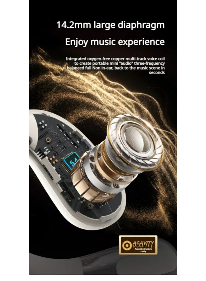 Open Ear AC330 Open Ear Earphone Bluetooth 5.4 Wireless Earphone IPX5 Waterproof Sport Earphone With Mic Earbuds