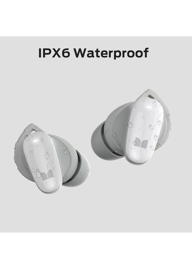 N-Lite 206 Wireless Earbuds Bluetooth 5.4 in Ear Headphones, Bluetooth Ear Buds Built-in Microphone, Touch Control, Comfortable Fit, USB-C Fast Charging, IPX6 Waterproof, 25H Playtime